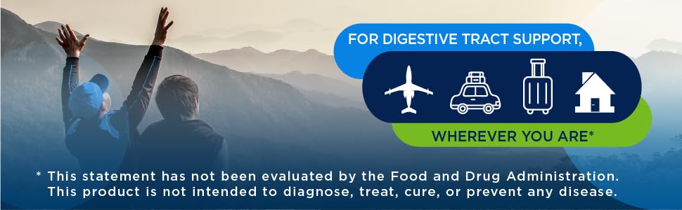 Travelan, supplement, digestive, tract, protection, immunity, Diarrhea, travel, air, car, luggage