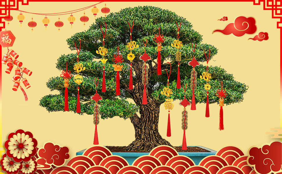 JUNEBRUSHS Chinese New Year Charms
