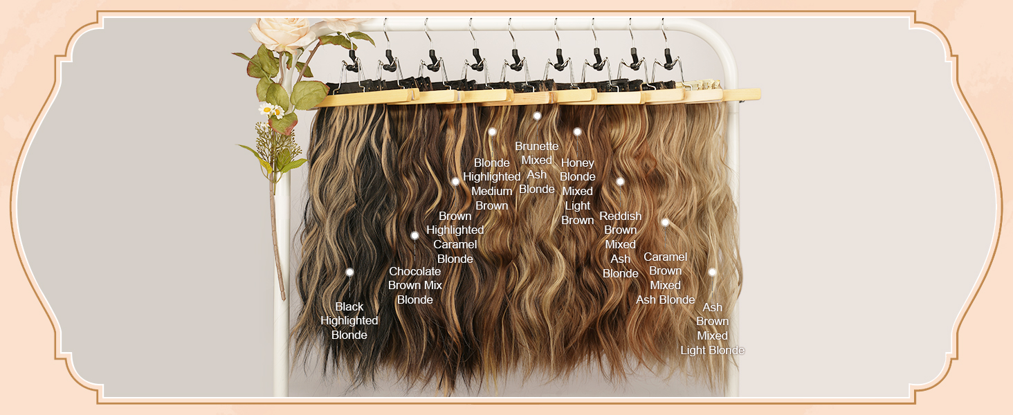 clip in hair extensions hairpieces long wavy clip in hair piece