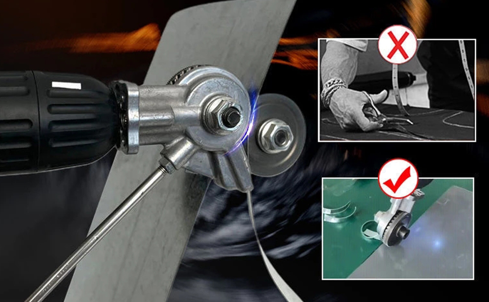 Metal Nibbler Drill Attachment, Electric Drill Shears, Electric Drill