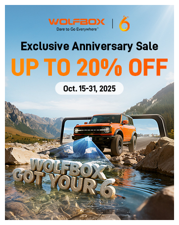 WOLFBOX jump starter with air compressor Exclusive Anniversary Sale 20%