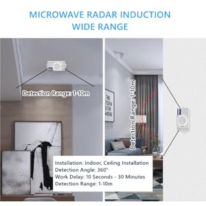 Light Sensor Switch Microwave Radar Sensor Switch