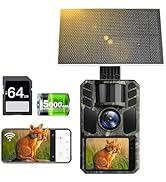 Amazon.com: FKPCAM Trail Camera 4K 64MP Solar WiFi Game