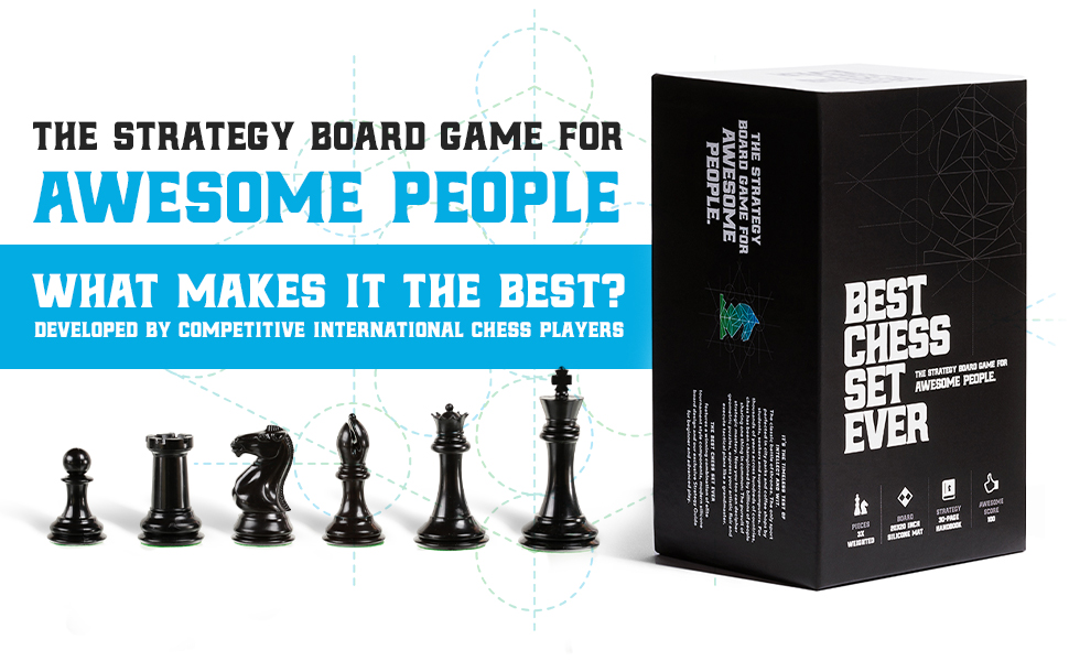 Best Chess Set Ever 4X Classic, Tournament Chess Set with 20” x 20