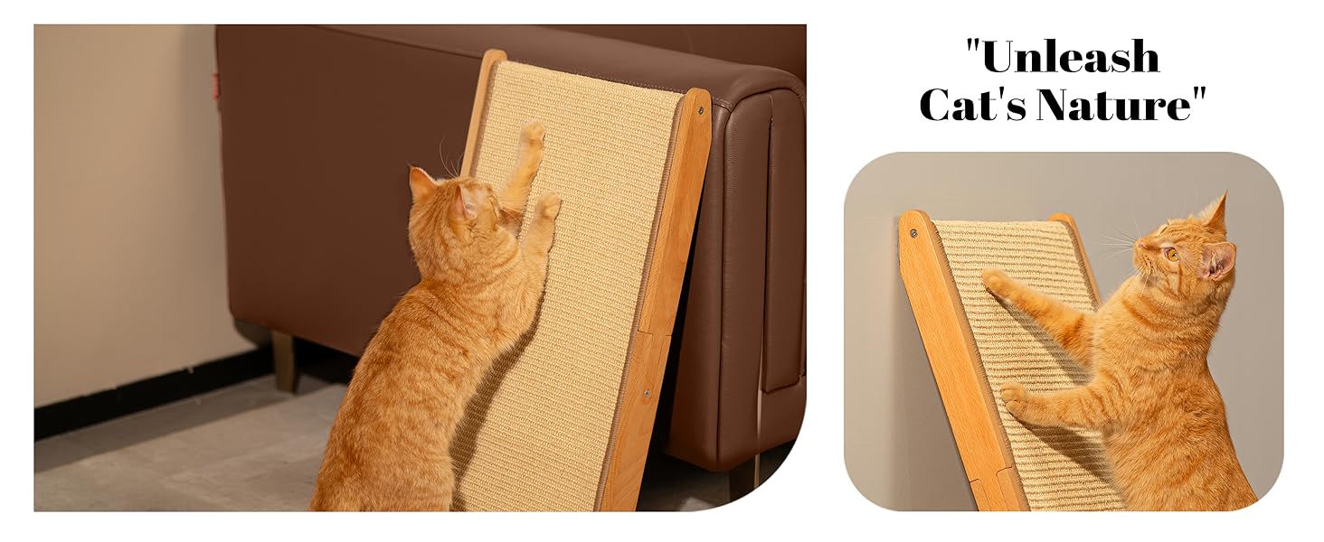 sisal cat scratcher ramp