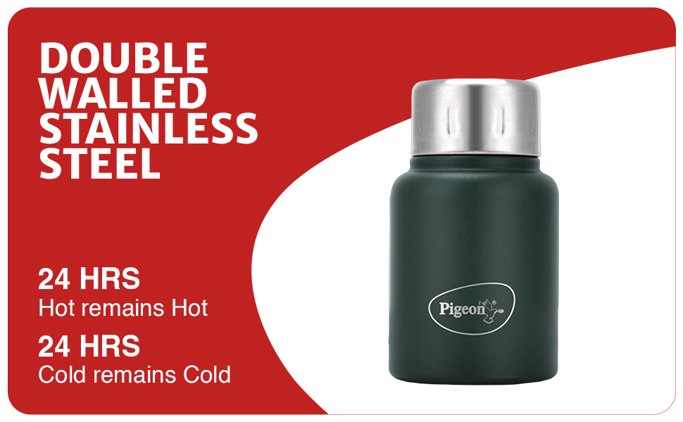 Pigeon Trivia 160ml double walled insulated, Hot & Cold Thermo Flask Handy Bottle