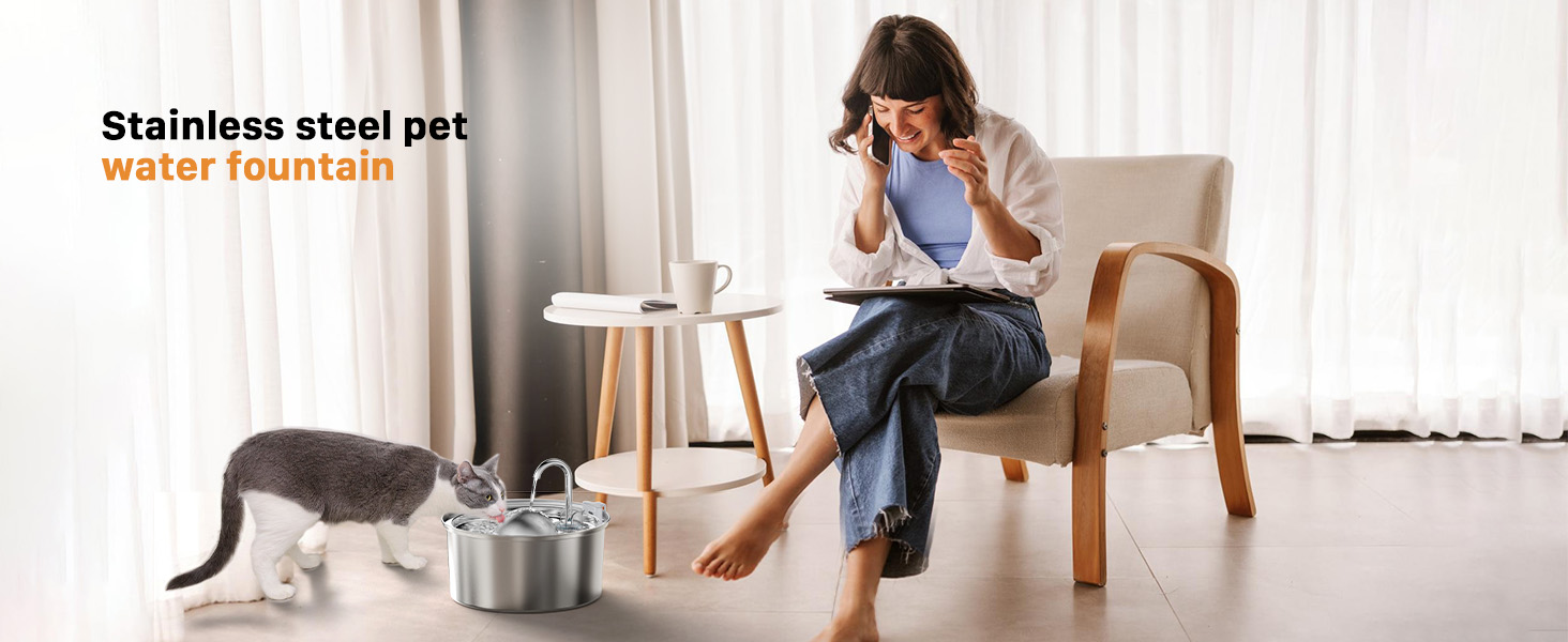 cat water fountain stainless steel stainless steel water fountain for cats