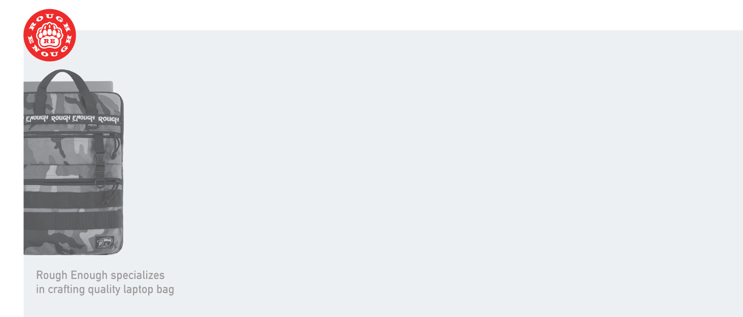 Rough Enough 13-16 inch laptop sleeve bag case cover tablet computer mouse charger travel outdoor