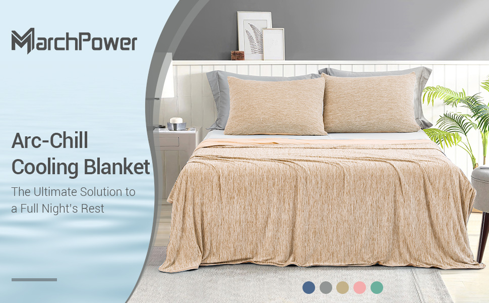 Marchpower Cooling Blanket for Hot Sleepers Kids, ArcChill