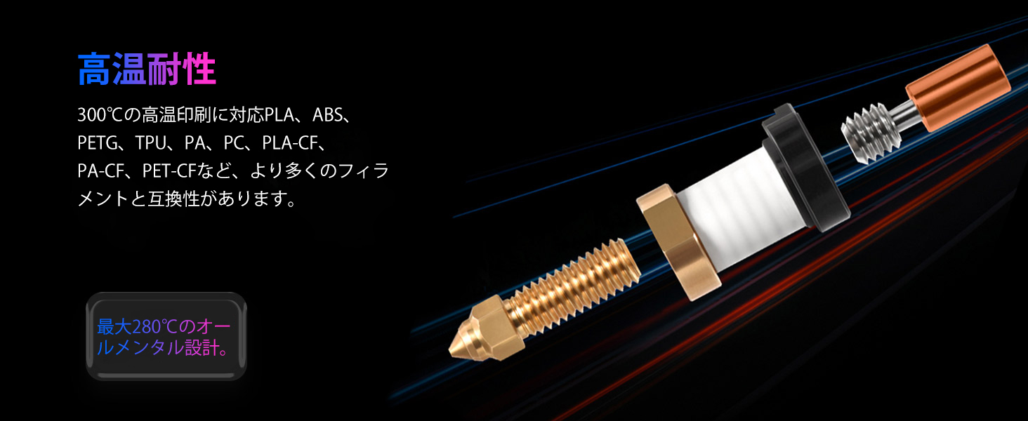  Creality 公式 Ender 3 V3 KEセラミックホットエンドキット