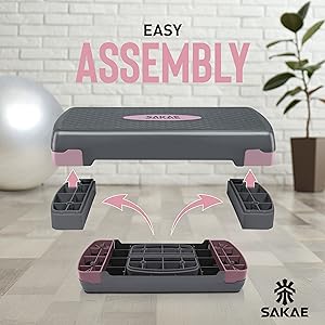 Adjustable Height Aerobic Stepper