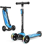 besrey Kick Scooter for Kids Ages 3-8, 3 Wheel Scooter for Kids with Adjustable Height, Folding K...