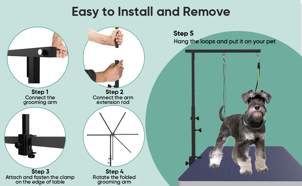 dog table arm