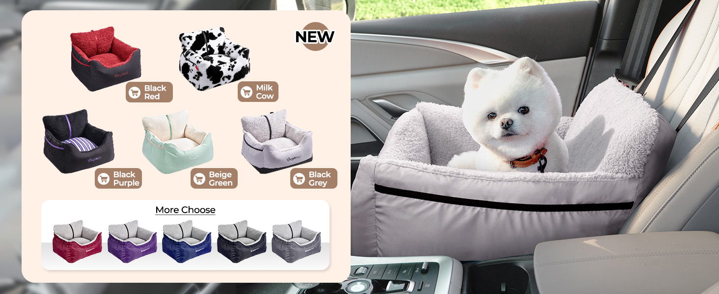 New series Black Red  Dog Car Seat Bed Fashion Stylish