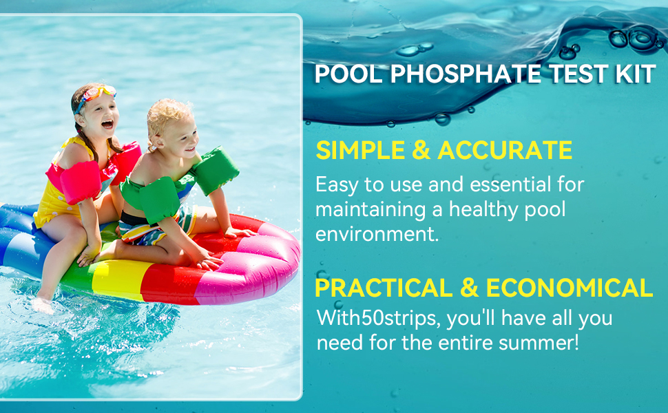 Phosphate water quality testing kit