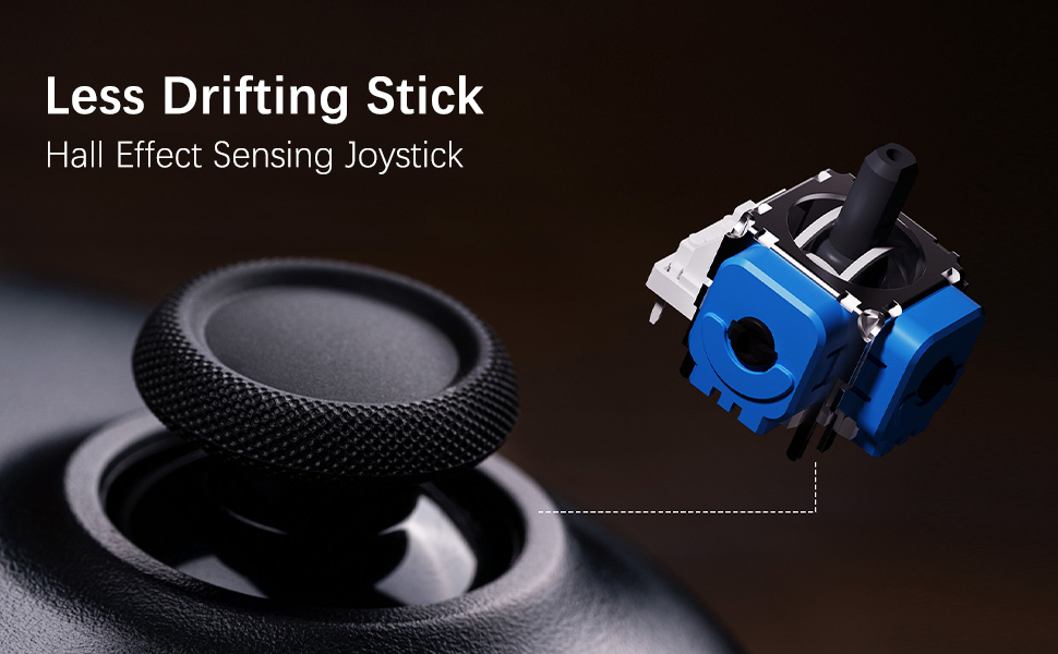 AKNES 8Bitdo Ultimate Bluetooth Controller with Charging Dock, Pro Controller with Hall Effect