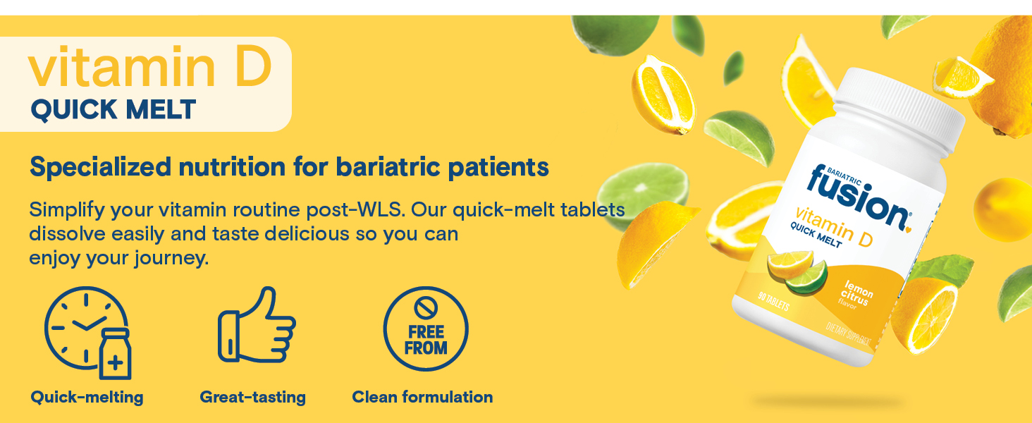 Lemon Vitamin D Melts Vitamin D3