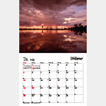 ナショナル ジオグラフィック カレンダー2026 世界にひとつの風景 7月