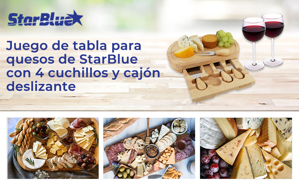 Sirva su vino y queso con estilo