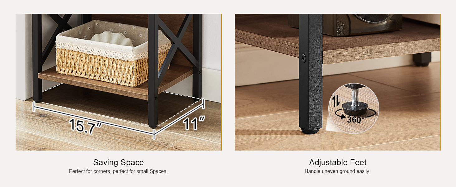 MNEETRUNG Librero estrecho con estante de almacenamiento de