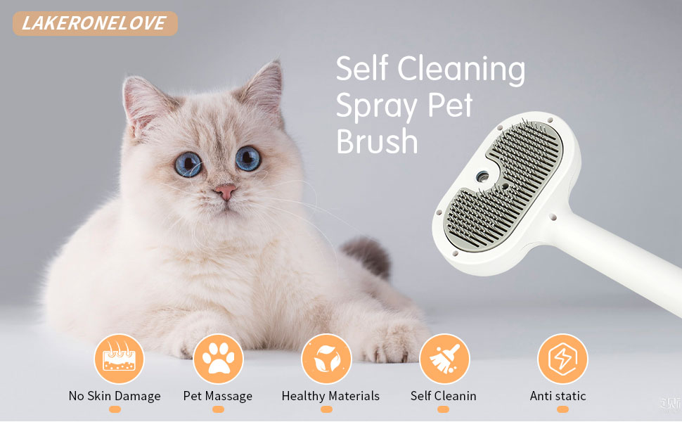 Spray Cat Brush for Shedding