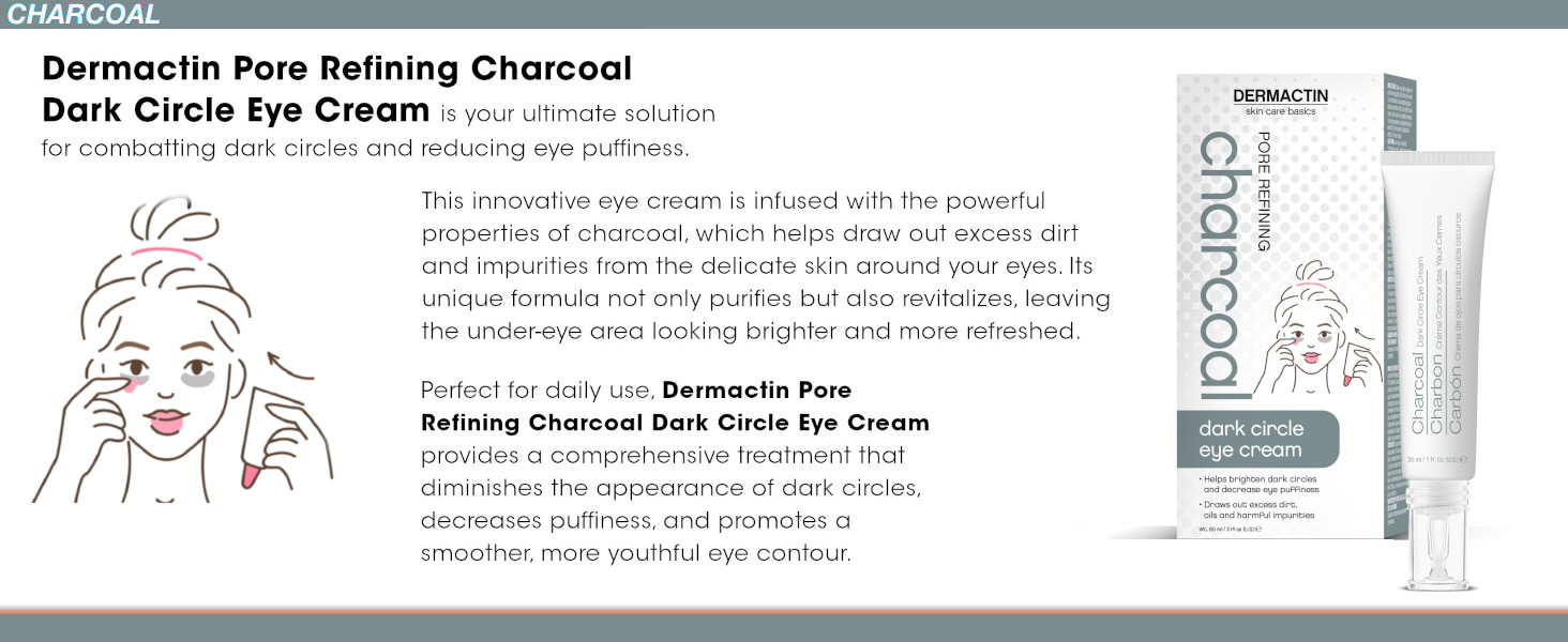 Dermactin Charcoal Dark Circle Cream WEB