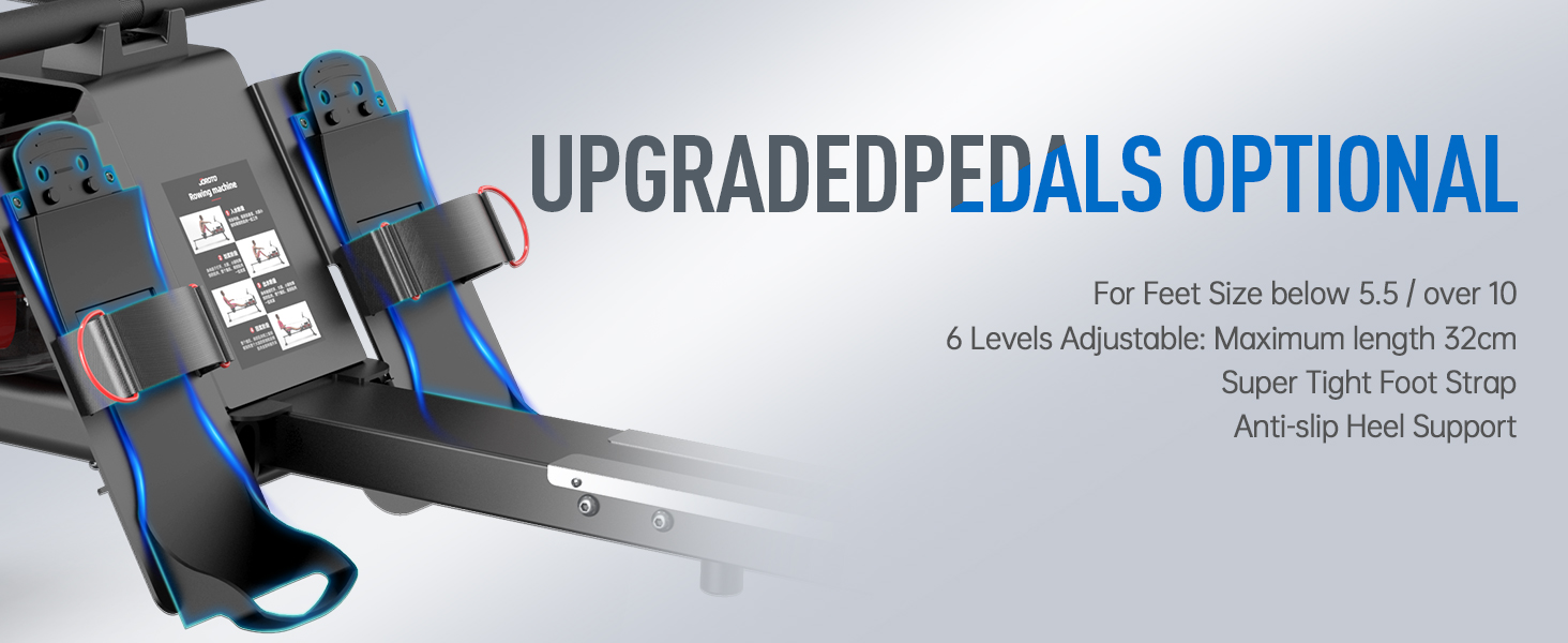 JOROTO MR23 Water Rowing Machine for Home Use, Foldable Rower Machine 300 Lbs Weight Capacity