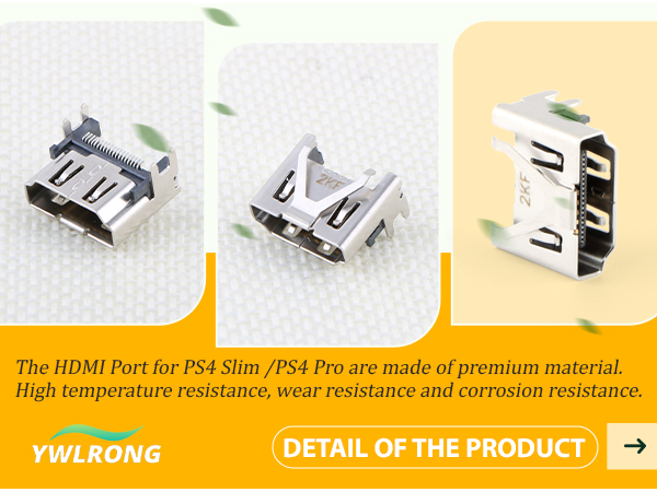 PlayStation4 - プレイステーション4 Pro HDMI端子欠品 Amazon.com: 1080P 4K HDMI Socket Port Connector Interface