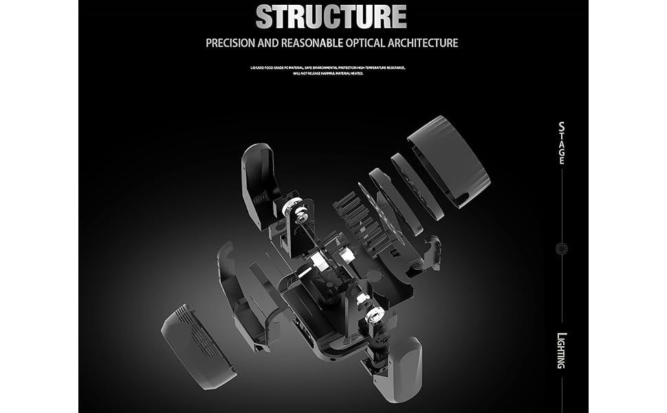 SHEHDS Moving Head Lights LED 19X20W Beam/Wash/Zoom/Dazzle