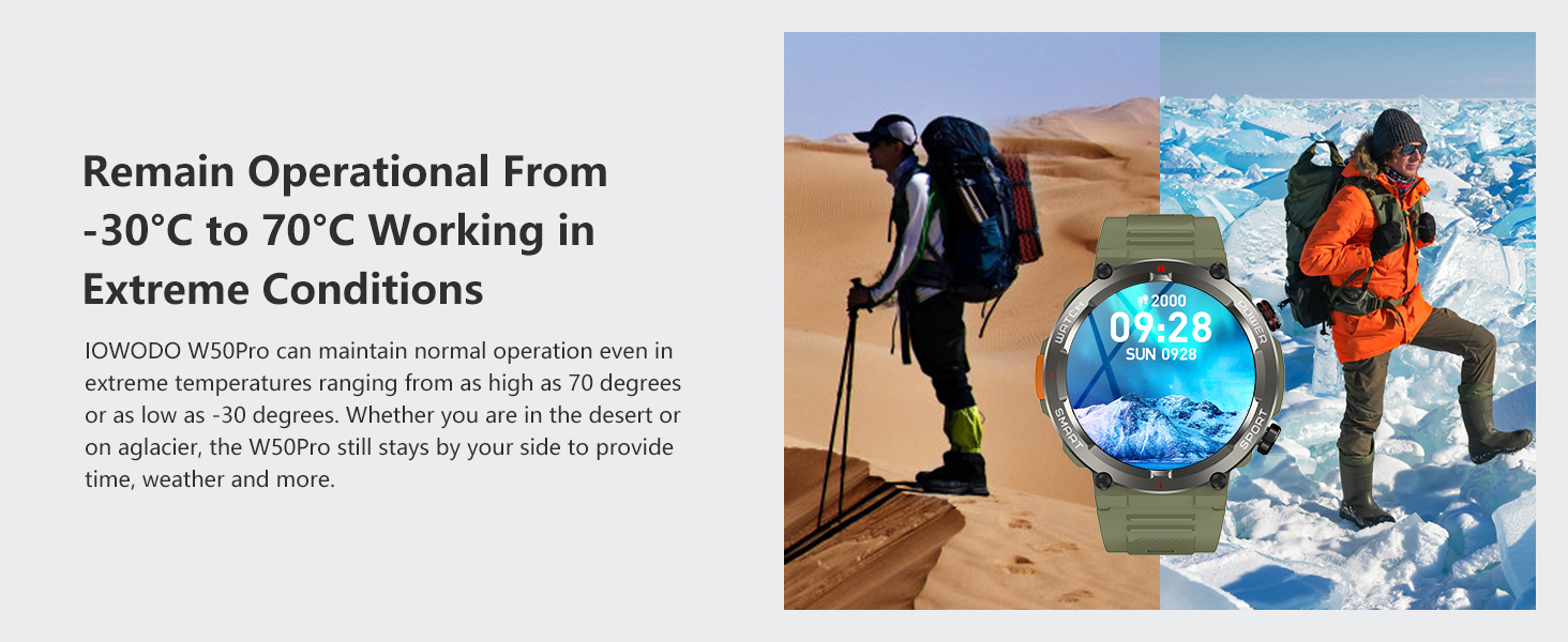 This smartwatch can defect Extreme Conditions