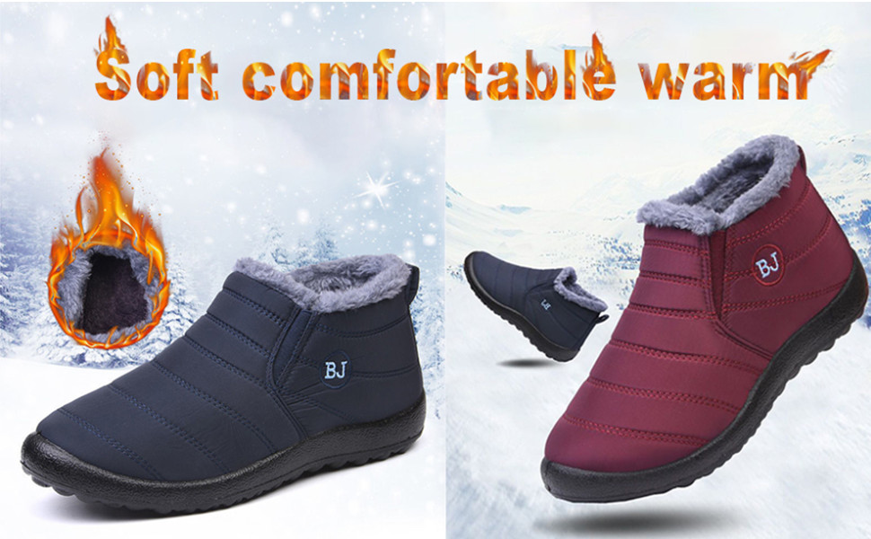 ladies non slip snow boots