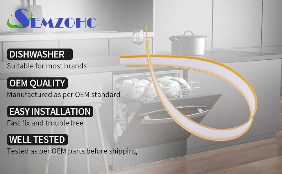 Dishwasher Replacement Part 809006501 Door Gasket