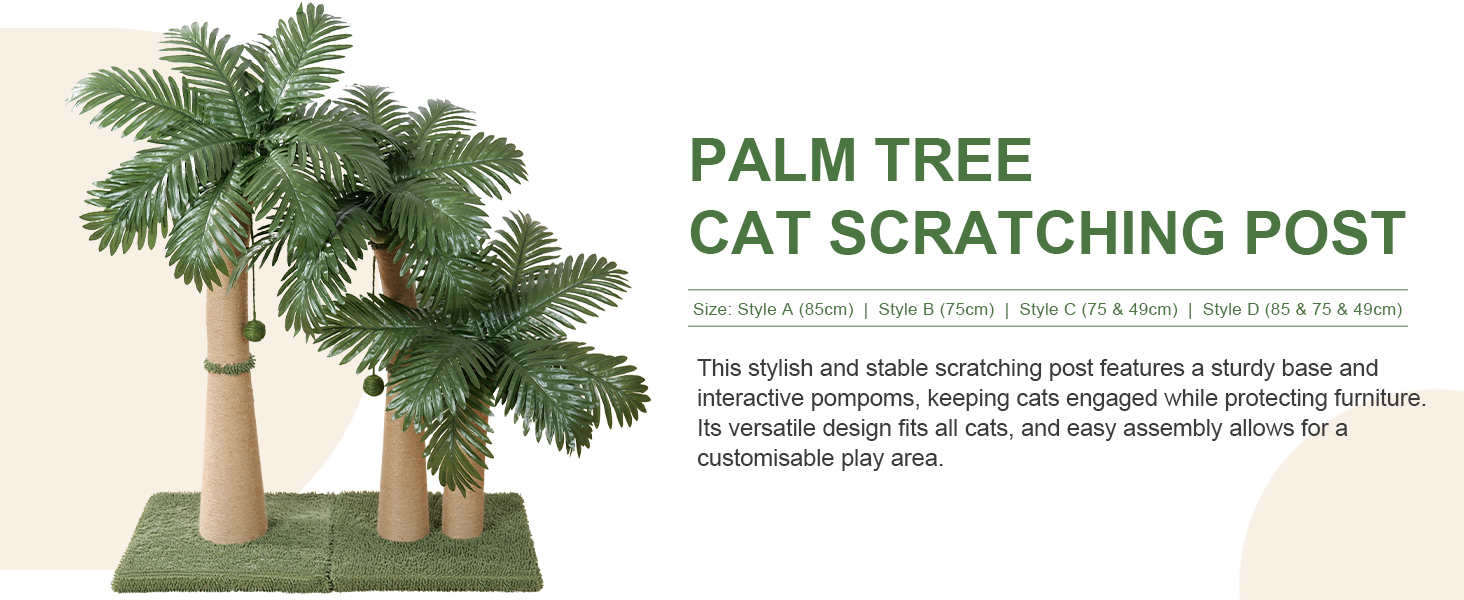 cat scratching post tree scratcher posts scratchers cats large kitten scratch adult tall cute palm