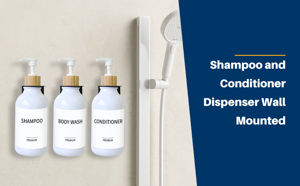 Shampoo and Conditioner Dispenser,Shower Soap Dispenser for