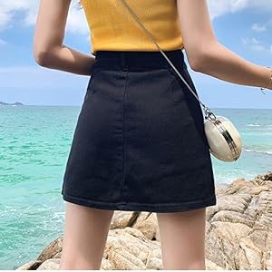 A DETACHER ハイウエスト デニム キュロット スカート パンツ 8 A DETACHER ハイウエスト デニム キュロット スカート パンツ 8