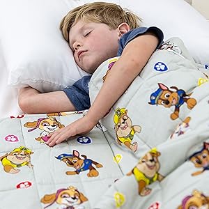 paw patrol cotton weighted blanket kids sleeping aid