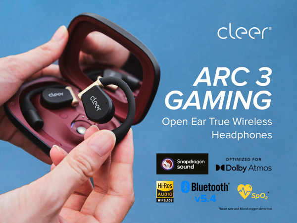 Cleer Arc3 Sport Pro Black Gold オープンイヤー Amazon.com: Cleer ARC 3 Sports Pro Open Ear Headphones