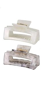 3 inch Tortoise Shell Celluloid Hair Jaw Clips