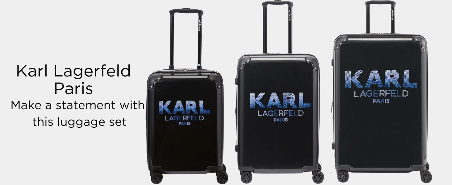Karl Lagerfeld Paris luggage