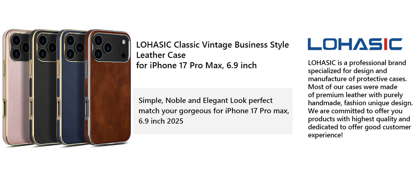 lohasic for iphone 17 pro max case