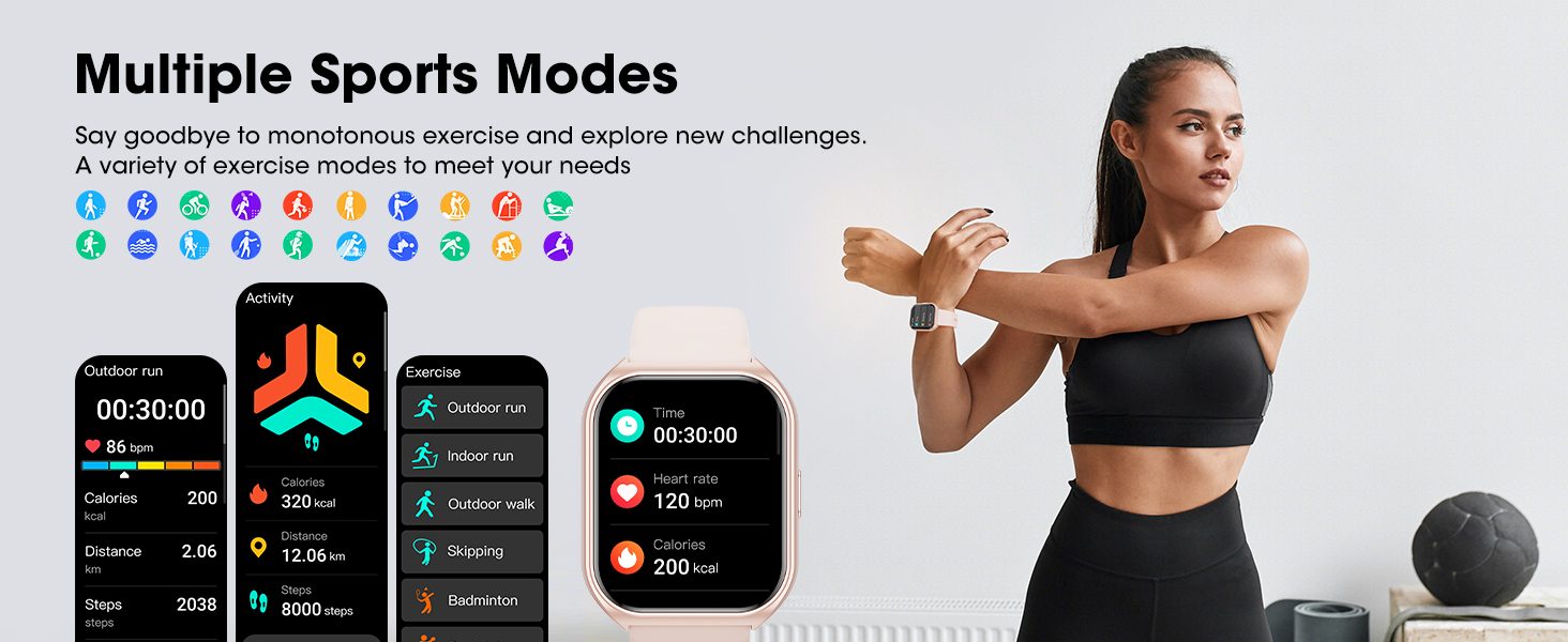 100+ sports modes
