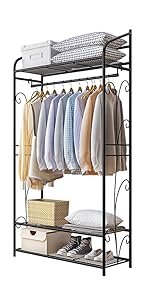 Stand Appendiabiti In Marmo Appendiabiti Da Terra Porta Abiti Appendiabiti 3 Ripiani Autoportante Da Camera Ingresso 21 armario abierto de metal