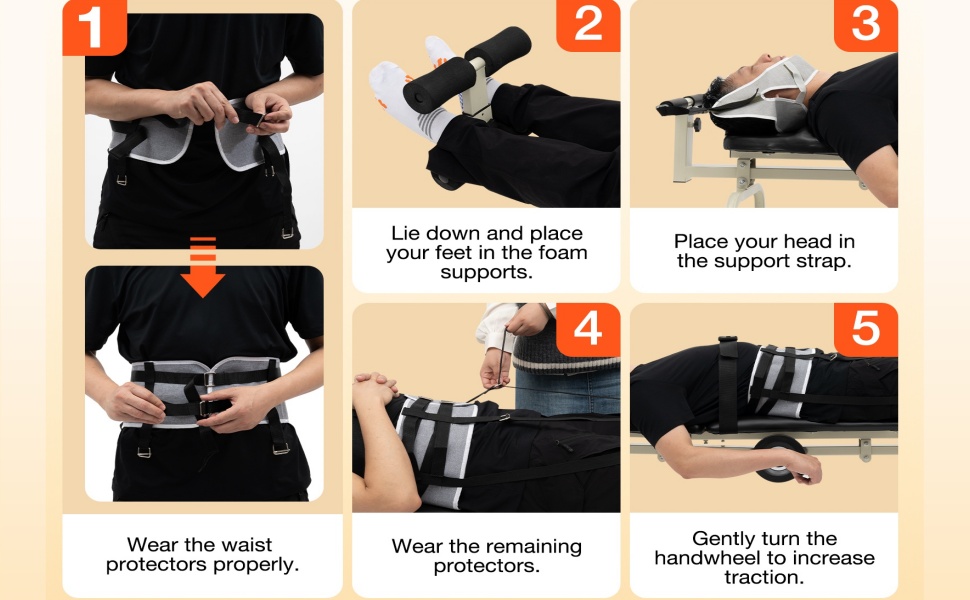 Amazon.com: ZBXGJKSY Lumbar Stretch Table Tool, Traction Bed