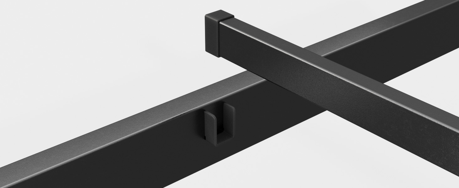 ONBRILL Queen Size Floating Bed Frame with USB Charging