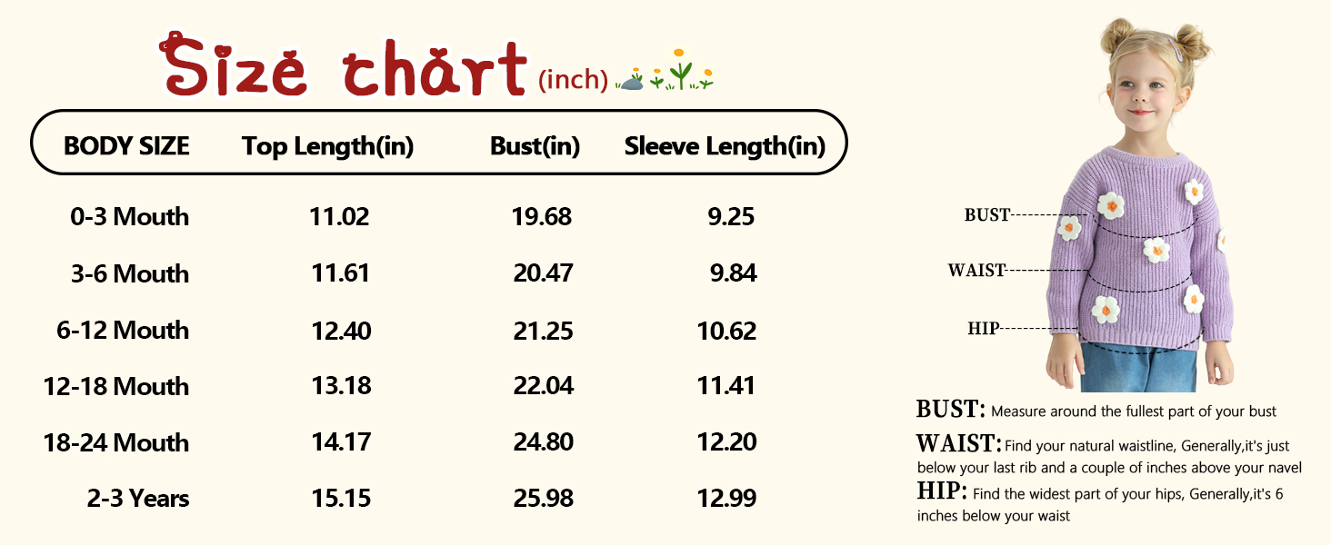Newborn Infant Toddler Baby Girl Sweater 2024 Winter Clothes Knit Pullover Outfits for Little Girls