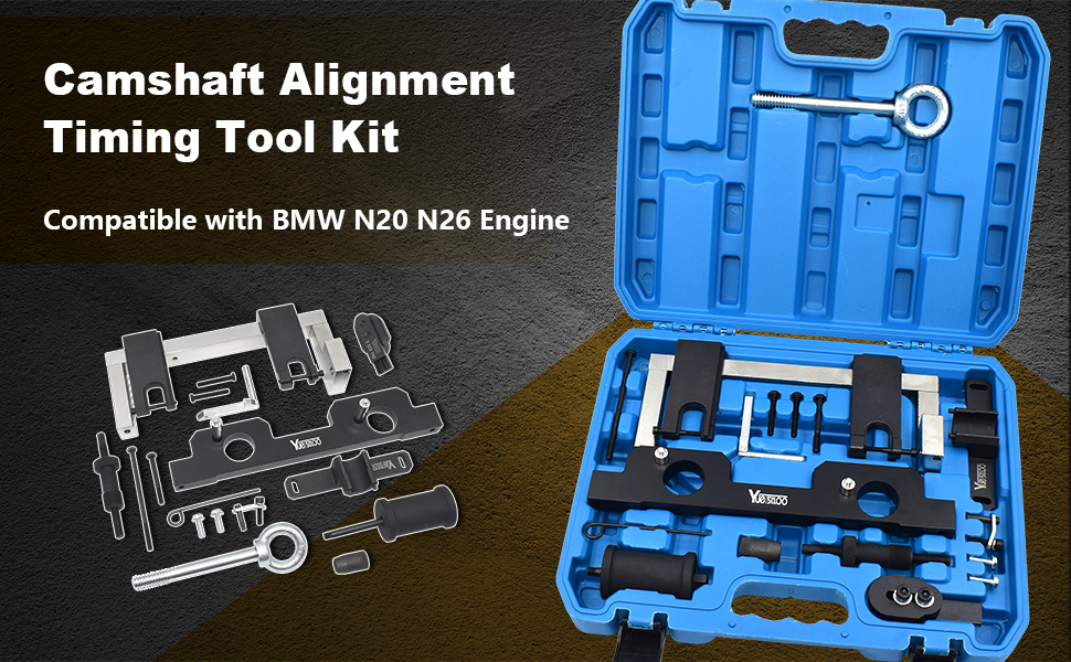 Camshaft Alignment Timing Tool Kit, Compatible with BMW N20 N26 Engine