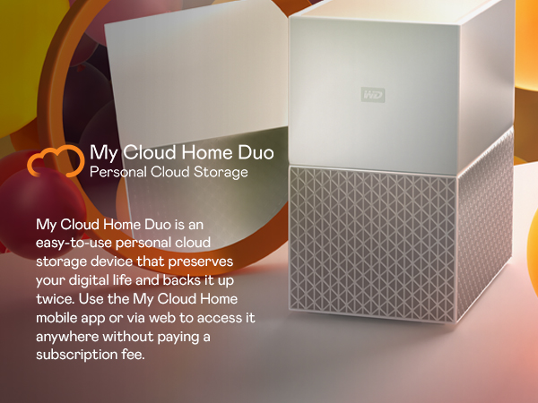WD My Cloud Home Duo 12TB - - Voor 23.59u, Morgen In Huis