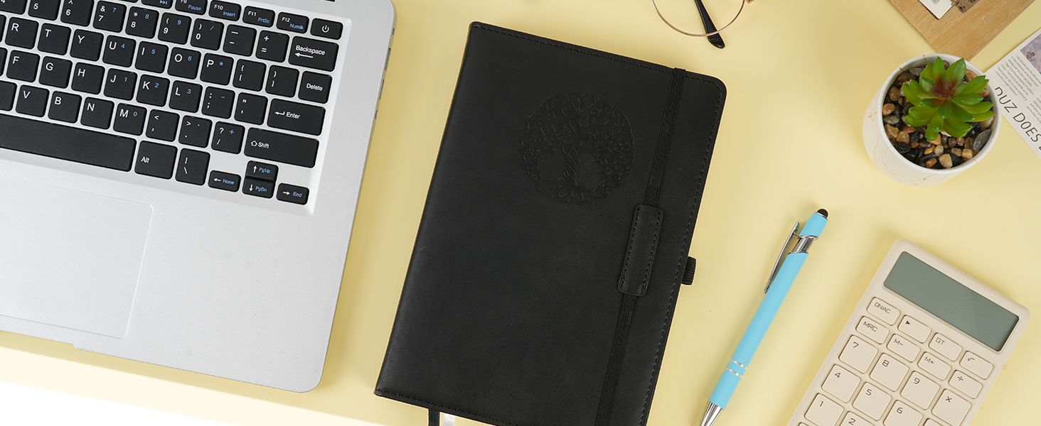 EOOUT Lined Journal Notebook for Women Men, Hardcover