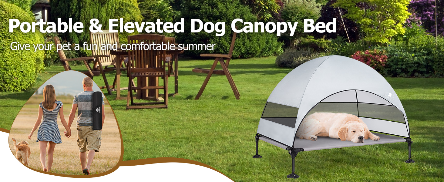 Elevated Dog Cot Bed To Provide Your Pet All Year Round Comfort