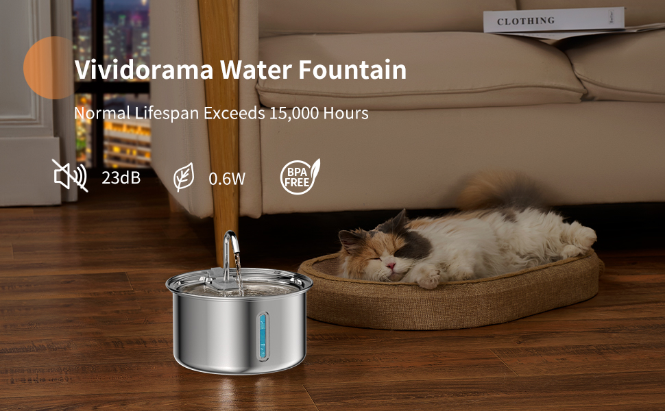 fuente de agua para gatos